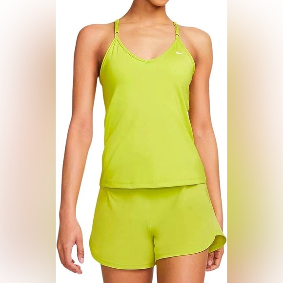 NWT Nike Indy Bra Tank Bright Cactus size Small - Picture 2 of 8